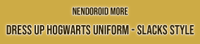 Nendoroid More: Dress Up Hogwarts Uniform - Slacks Style