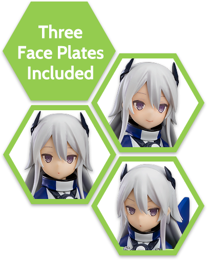 Three Face Plates Included