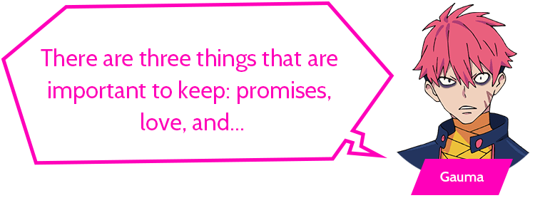 There are three things that are important to keep: promises, love, and...