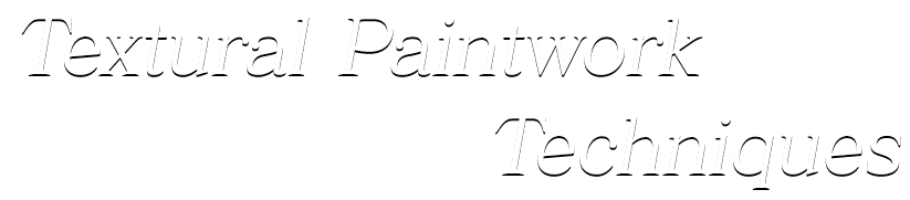 Textural Paintwork Techniques