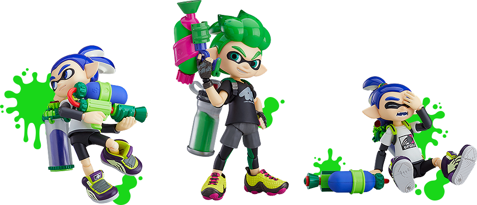 Splatoon Figma Splatoon ボーイ 特設サイト グッドスマイルカンパニー