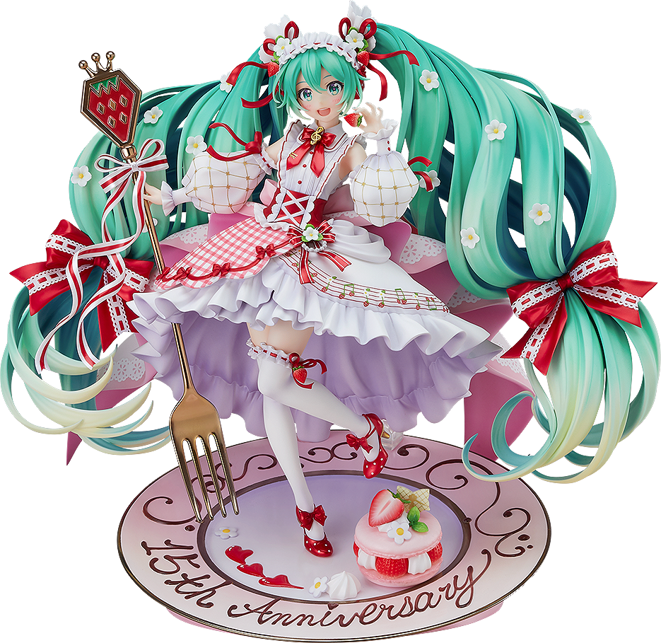 hatsune miku strawberry figure