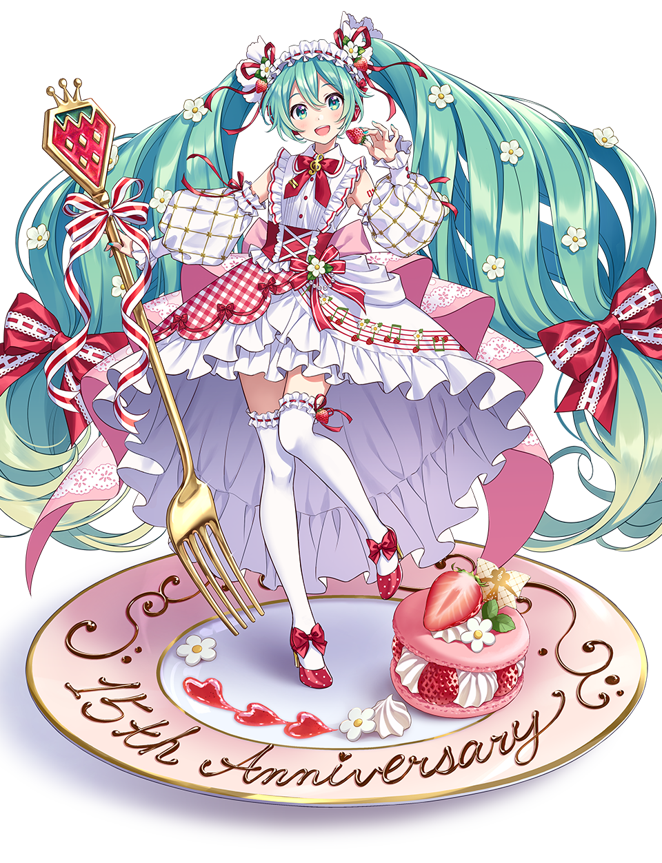 Miku strawberry shortcake