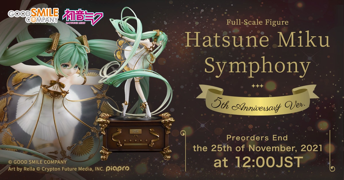 Full-Scale Figure Hatsune Miku Symphony: 5th Anniversary Ver