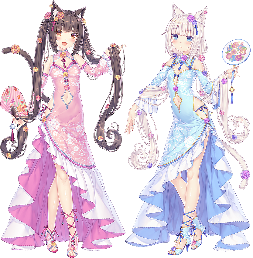 NEKOPARA Chocola & Vanilla: Chinese Dress Ver. Special Site | GOOD